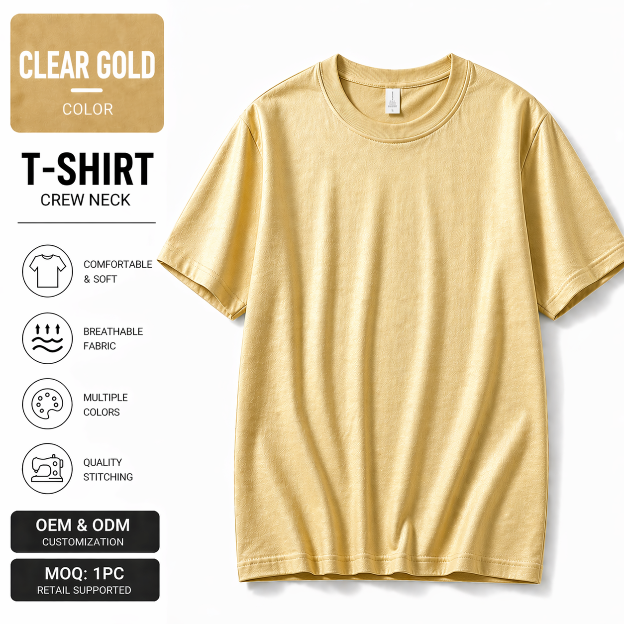 Premium 3-Pack T-Shirts / Unisex Cotton Tee / Multiple Colors / 1 PC = 3 T-Shirts / OEM & ODM Available / High Quality | Fast Shipping / Wholesale & Retail