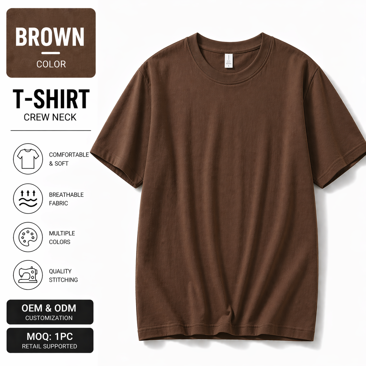 Premium 3-Pack T-Shirts / Unisex Cotton Tee / Multiple Colors / 1 PC = 3 T-Shirts / OEM & ODM Available / High Quality | Fast Shipping / Wholesale & Retail